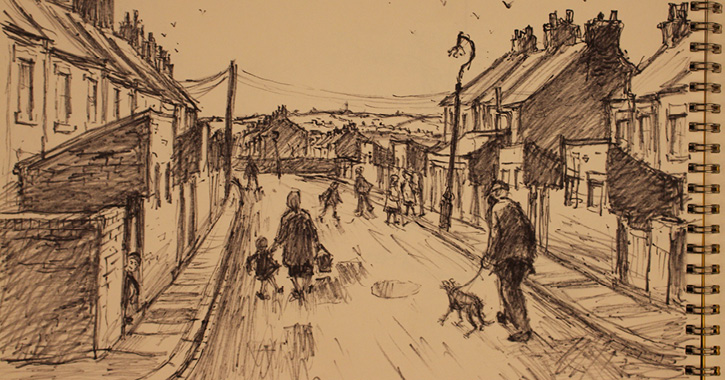 Norman Cornish sketchbooks at Palace Green Library 